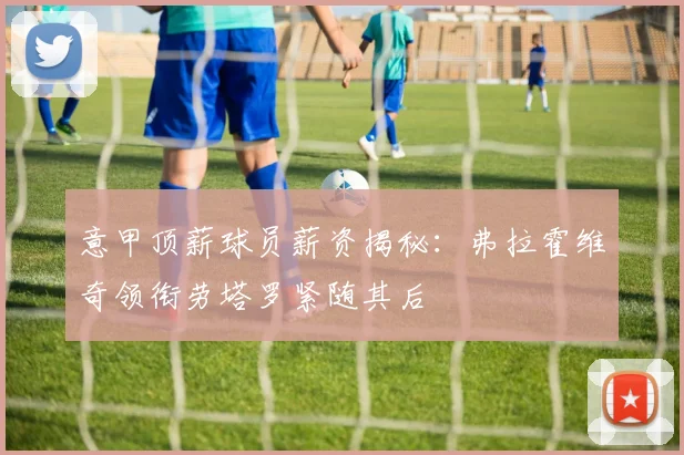 意甲顶薪球员薪资揭秘：弗拉霍维奇领衔劳塔罗紧随其后